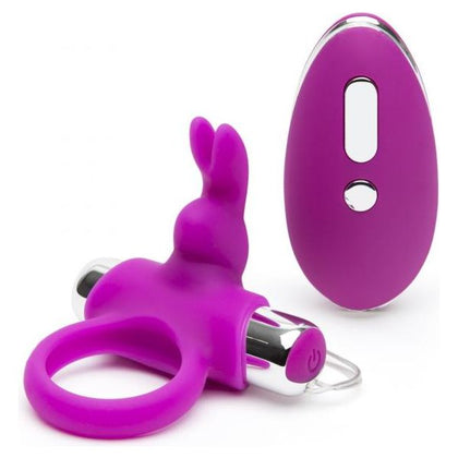 Lovehoney Happy Rabbit Remote Control Vibrating Cock Ring Purple