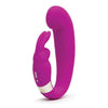 Love Honey Happy Rabbit G-Spot Clitoral Curve Vibrator - Model HR-GC-001 - Women's Dual Pleasure - Purple - Adult Naughty Store