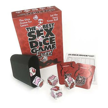 Little Genie Naughty Yahtzee Sex Dice Game - Intimate Pleasure for Couples - Model NG1001 - Gender Neutral - Explore Sensual Actions - Touch, Lick, Love, Kiss - Compact and Travel-Friendly - Nightstand Must-Have - Seductive Black