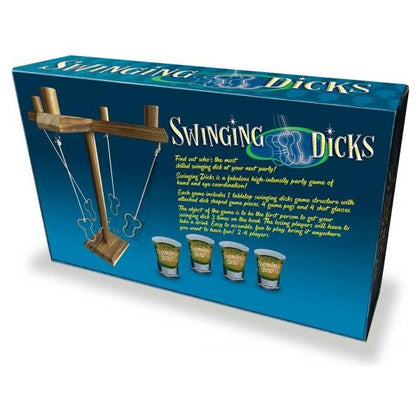 Little Genie Swinging Dicks Hook & Ring Game - Adult Hand and Eye Coordination Drinking Game - Model 2023 - For 2 to 4 Players - Unisex - Pleasure and Fun in Vibrant Colors