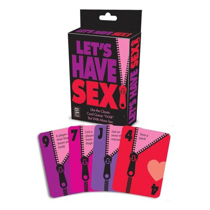 Little Genie Let's Have Sex Card Game 2024 | Sexual Adventure Couple's Game | Gender-Neutral | Full-body Pleasure | Bold Black