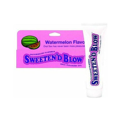 Little Genie Sweeten'D Blow Watermelon Flavored Oral Pleasure Gel for Him - 1.5 oz
