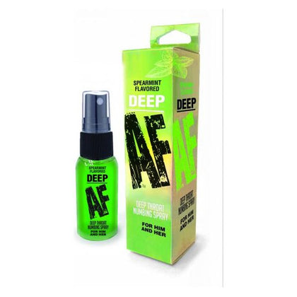 Little Genie Deep AF Deep Throat Numbing Spray Spearmint - Enhance Oral Pleasure and Comfort for Him and Her - Model: DTNS-1 - Gender: Unisex - Pleasure Area: Throat - Color: Spearmint