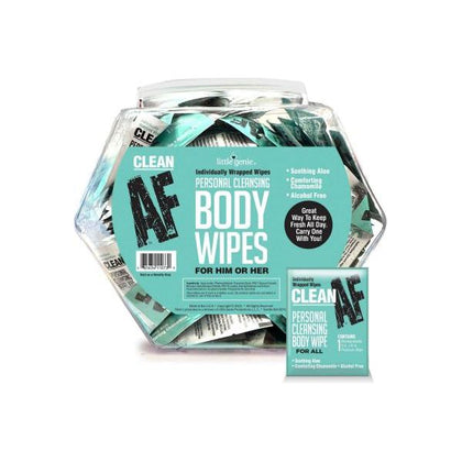 Clean Af Fishbowl 96 Pc Individual Body Wipes
