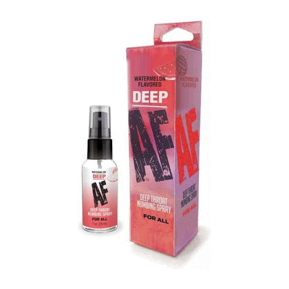 Little Genie Productions Deep AF Numbing Throat Spray Watermelon - The Ultimate Pleasure Enhancer for Oral Intimacy