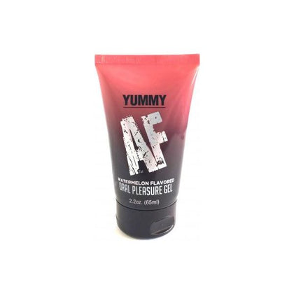 Little Genie Yummy AF Watermelon Oral Pleasure Gel 2.2oz - Intensify Intimate Moments with this Juicy Water-Based Lubricant