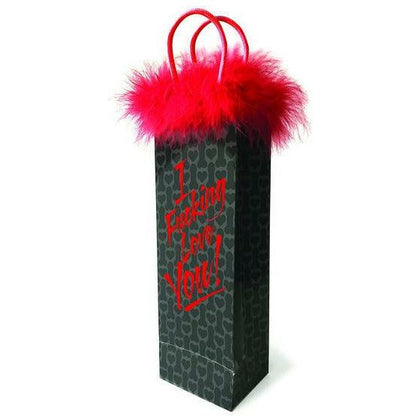 Little Genie F*cking Love You! Wine-Sized Gift Bag for Fun and Sexy Surprises