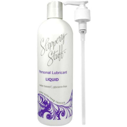 Slippery Stuff Lubricant - Silken Intimate Contact Enhancer, 16 oz - Water-Based, Sterile, and Long-Lasting - Latex Compatible - Odorless - Formulated to Match Natural Lubrication - Recommended by Doctors and Sex Therapists - Healthy Choice