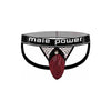 Male Power Cock Pit Fishnet Cock Ring Jock Strap L/XL - Burgundy, Breathable Micro Mesh, Passion Emergency Snap-Off Pouch, Window Pane Design, Waist 36-42 inches - Adult Naughty Store