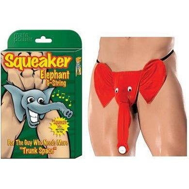 Male Power Elephant G-String Assorted Colors | MP-EGS01 | Men's Fun and Playful Elephant Themed G-String Underwear for Unleashing Your Wild Side | Waist Size 28