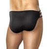 Beastly Elegance: Black Cage Briefs - Model X1 - Men's Intimate Lingerie - Sensual Support - Size S/M - Adult Naughty Store