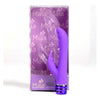 Maia Toys Rechargeable Silicone Rabbit Vibe - Hailey Neon Purple - Model HN-15 - For Women - Dual Stimulation - Intense Pleasure Experience - Adult Naughty Store