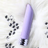 Angel Crystal Gems USB Rechargeable 25 Function Bullet Vibrator - The Ultimate Pleasure Powerhouse for Intense Stimulation - Purple
