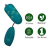 Maia Toys Budzee Rechargeable Wired Egg Vibrator - Model BV-420L - Unisex Pleasure - Pot Leaf Pattern - Adult Naughty Store