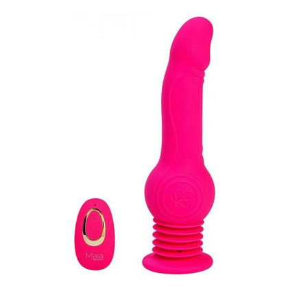 Maia Novelties Tegan Jumping Vibrating Dong with Remote Control - Model: Tegan, Gender-Neutral, for Intense G-Spot Stimulation & Thrusting Pleasures in Lavender