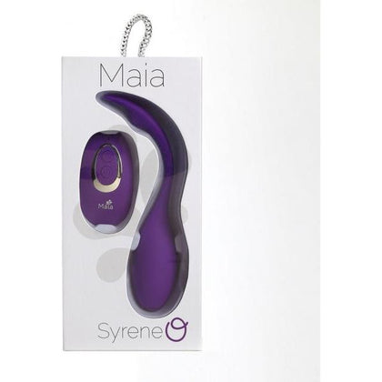 Maia Toys Syrene SRB-1001 Luxury USB Rechargeable Remote Control Bullet Vibrator for Women - Intense Pleasure - Neon Purple - Adult Naughty Store