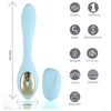 Maia Toys Harmonie Dual Vibrator Teal Silicone Rechargeable - Versatile Couples Pleasure Toy - Adult Naughty Store