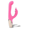 Maia Toys Maui Rechargeable Silicone Poseable 420 Rabbit Style Vibrator - Model #420RAB - Women's Dual-Stimulation Pleasure Toy - Pink - Adult Naughty Store