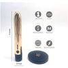 Maia Toys Gold Selina Q1 Charger Bullet Vibrator - Wireless Rechargeable Metallic Pleasure Device for Women - 25 Speeds of Pulsating Vibrations - Waterproof - 6 inches - Gold - Adult Naughty Store