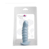 Maia Toys Paris 6-Inch Blue Silicone Ribbed Dong for Intense Pleasure - Adult Naughty Store