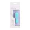 Maia Toys Julia Jessie Butterfly Pattern Rechargeable Mini Bullet Vibrator - Model JJ-1001 - For Women - Clitoral Stimulation - Teal Blue - Adult Naughty Store