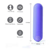 Maia Toys Jessi Mini Bullet Vibrator Rechargeable - Powerful 10-Speed Purple Pleasure for All Genders