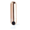 Maia Toys Jessi Rechargeable Mini Bullet Vibrator - Rose Gold, 10 Speeds, Waterproof, USB Rechargeable