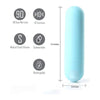 Maia Toys Jessi Super Charged Mini Bullet Vibrator Blue - Powerful 10-Speed Pleasure for All Genders - Adult Naughty Store