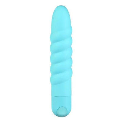 Maia Toys Lola Rechargeable Twisty Bullet Vibrator Teal Blue - Powerful 10 Speeds, Waterproof, USB Rechargeable, for Intense Pleasure