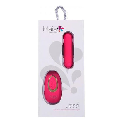 Maia Toys Jessi Pink Remote Control Mini Bullet Vibrator - Model JRB-2023 - For Women - Clitoral Stimulation - Soft Pink - Adult Naughty Store