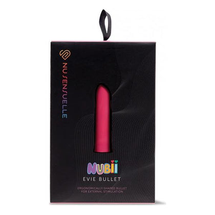 Sensuelle Nubii Evie Bullet Vibrator - Powerful 60SX Motor, 20 Vibrations, Rechargeable Pleasure Toy for Women (Pink) - Adult Naughty Store