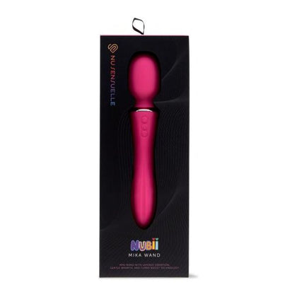 Sensuelle Nubii Mika Mini Wand Massager - Powerful Pleasure for All Genders, Intense Stimulation for Body and Soul - Pink - Adult Naughty Store