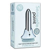 NU Sensuelle Point 20 Function Waterproof Bullet Vibrator - Silver, Intense Pleasure for All Genders - Adult Naughty Store