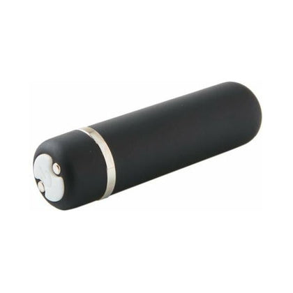 Sensuelle Joie 15-Function Rechargeable Bullet Vibrator - Model SJ-BV-15B - Unisex - Clitoral and G-Spot Stimulation - Black