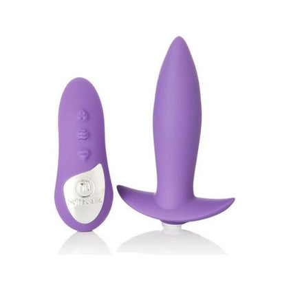 Sensuelle Remote Control Rechargeable Mini Plug Purple - Powerful Anal Pleasure for All Genders - Adult Naughty Store