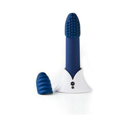 Sensuelle Point Plus Bullet Vibrator - Navy Blue - Powerful 20 Function Rechargeable Waterproof Pleasure Toy for Women