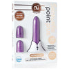 Sensuelle Point Plus Purple Rechargeable Bullet Vibrator - Powerful 20-Function Waterproof Pleasure Toy for Women