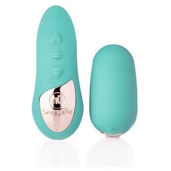 Nu Sensuelle Petite Egg Vibrator SE-001 - Remote Control, Teal Blue, Couples Pleasure - Adult Naughty Store