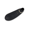 Introducing the Sensuelle Trinitii 18K Gold Black Triple Stimulation Clitoral Vibrator - The Ultimate Pleasure Experience for Women - Adult Naughty Store