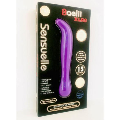 NU Sensuelle Baelii XLR8 Purple G-Spot Vibrator - The Ultimate Pleasure Accelerator for Women