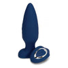 Sensuelle Andii Roller Motion Navy Blue Vibrating Anal Plug - Model SNL-AR-001 - Uniquely Personalized Pleasure for All Genders - Adult Naughty Store