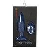 Sensuelle Andii Roller Motion Navy Blue Vibrating Anal Plug - Model SNL-AR-001 - Uniquely Personalized Pleasure for All Genders - Adult Naughty Store