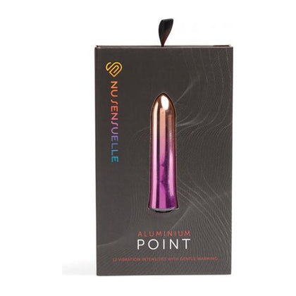 Introducing the Sensuelle Aluminum Point Bullet Vibrator Ombre - The Ultimate Sensory Pleasure Experience for Her