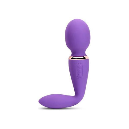 Nu Sensuelle Alluvion X60S Dual-Ended Wand Vibrator - Intense Pleasure for Clitoral, G-Spot, and Anal Stimulation - Purple