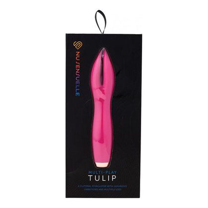 NU Sensuelle Tulip Magenta Multi-Play Pleasure Vibrator - Model T-200 - For All Genders - Clitoral, Nipple, and Penis Stimulation