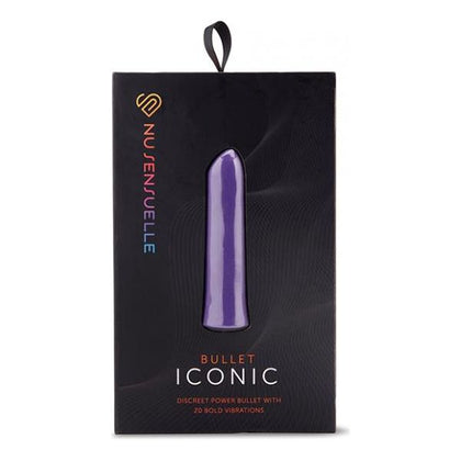 Nu Sensuelle Iconic Bullet Vibrator Model 60SX Deep Purple - Powerful Pleasure for Women - Adult Naughty Store