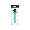 Luxe Compact Vibe Electra Turquoise Blue - Rechargeable Silicone Compact Vibrator for Women - Model ECTB-41 - Powerful Pleasure Toy for Clitoral Stimulation - Adult Naughty Store