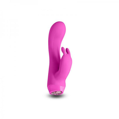 Charms Ivy Magenta Pink Vibrator NS Novelties NSN-0218-24 Women's G-Spot Rabbit Style Silicone Vibrator - Adult Naughty Store