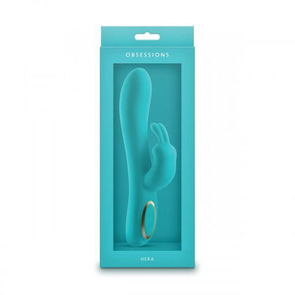 NS Novelties Obsessions Hera NSN-0274-08 Rabbit Vibrator for Her: Light Green G-Spot Joy - Adult Naughty Store