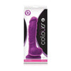 NS Novelties Colours Dual Density 8-Inch Purple Realistic Dildo - Model DD8P - Suitable for All Genders - Unleash Pleasure in Style! - Adult Naughty Store